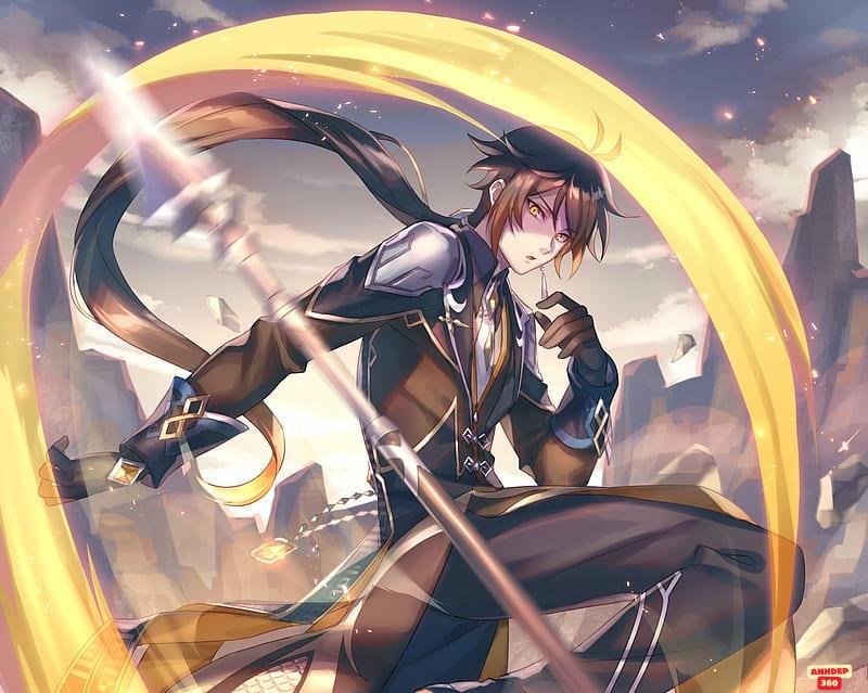 Ảnh mạng Zhongli sắc nét