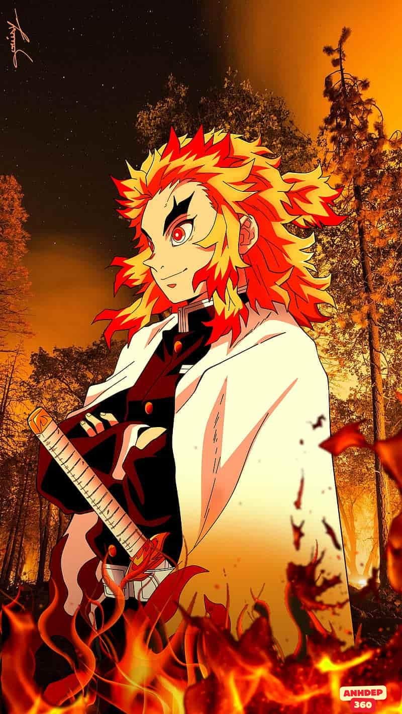 Avatar Kyojuro Rengoku chất lượng cao