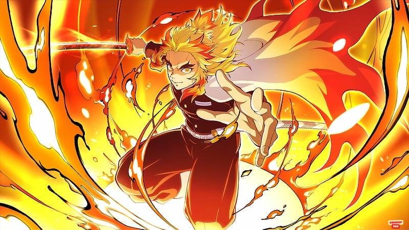Bộ ảnh Kyojuro Rengoku sắc nét