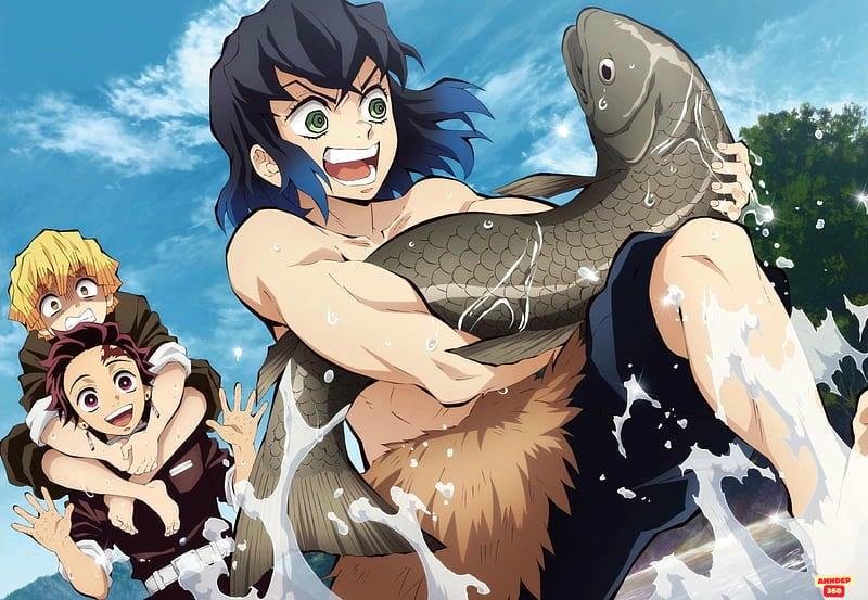 Bộ hình Inosuke Hashibira cuốn hút