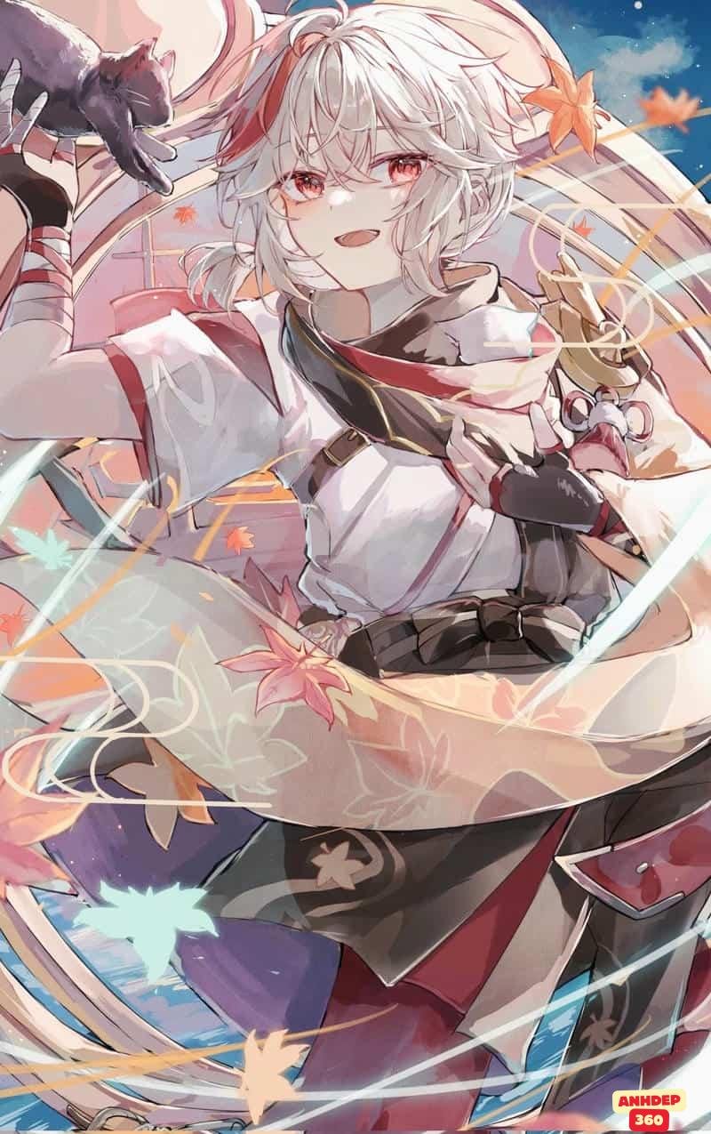 Bộ hình Kaedehara Kazuha cuốn hút