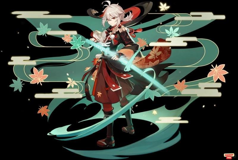 Bộ hình Kaedehara Kazuha sắc nét