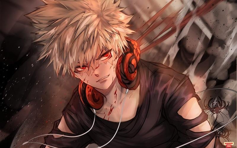 Bộ hình Katsuki Bakugo cuốn hút