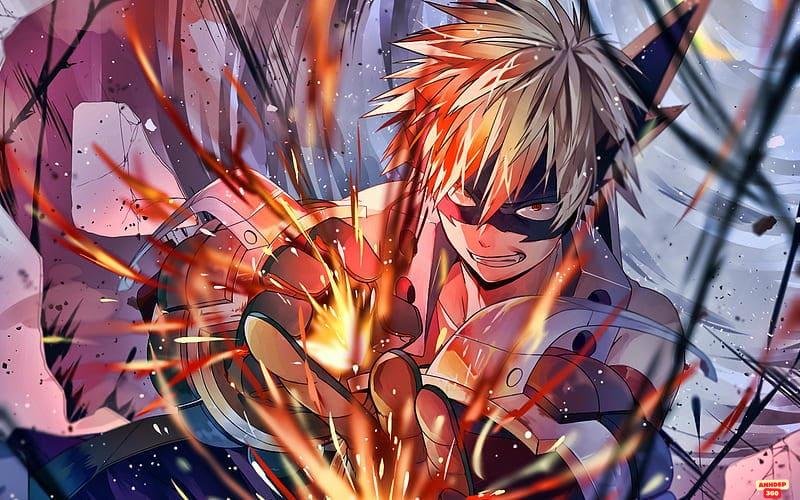 Bộ hình Katsuki Bakugo sắc nét