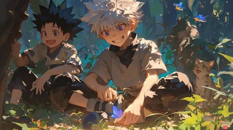 Bộ hình Killua Zoldyck sắc nét