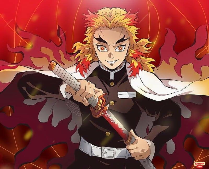 Bộ hình Kyojuro Rengoku cuốn hút