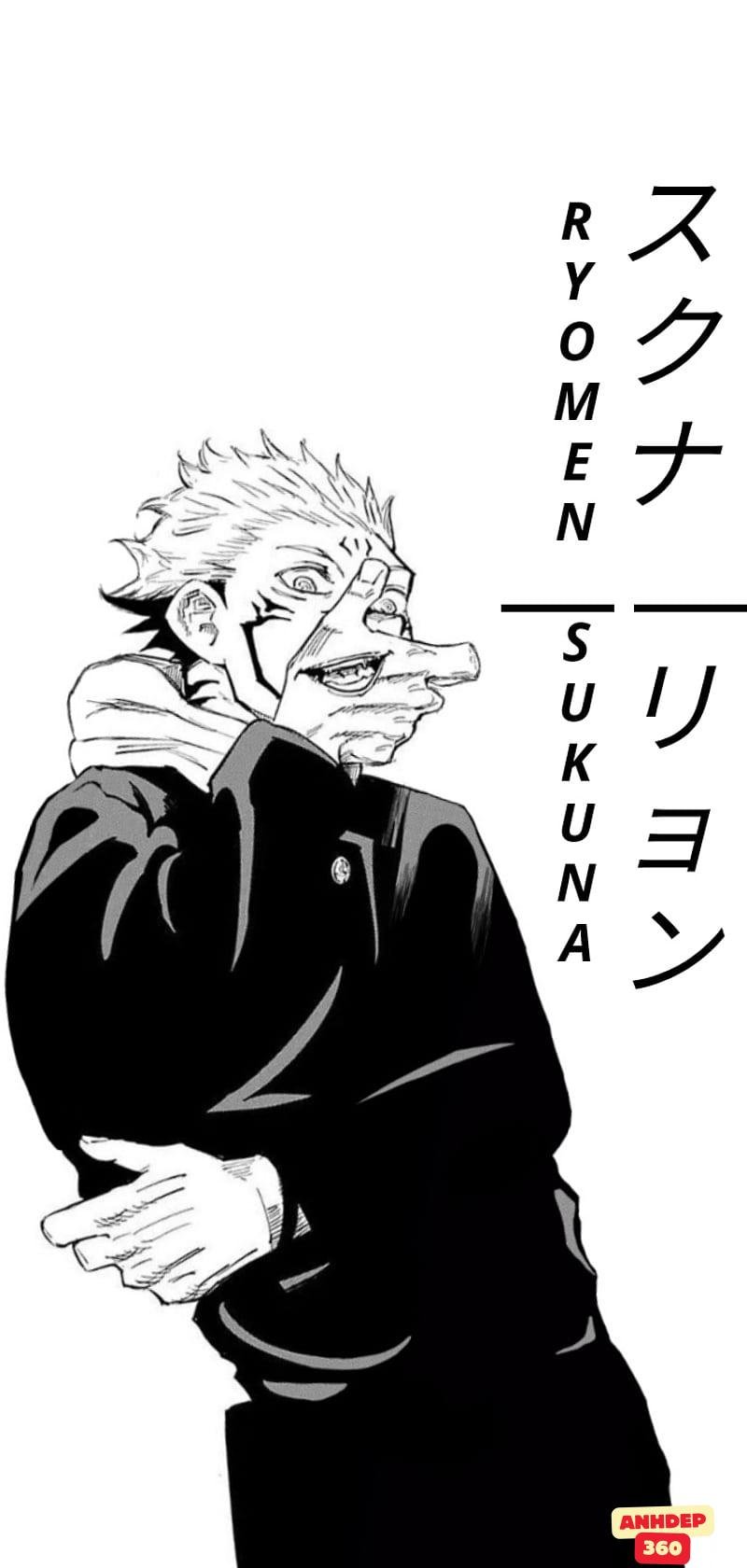 Bộ hình Ryomen Sukuna cuốn hút