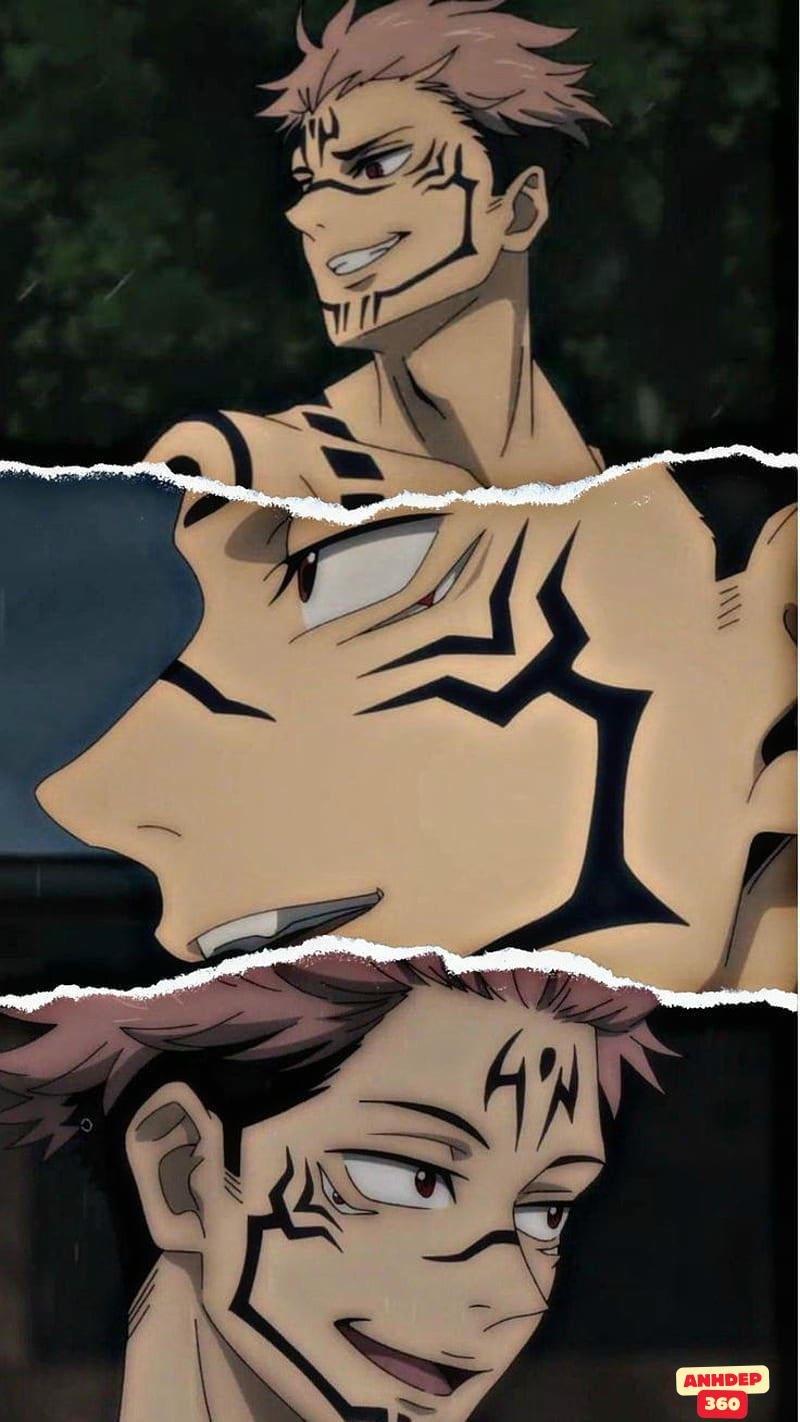 Bộ hình Ryomen Sukuna sắc nét