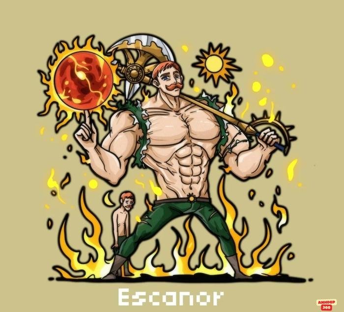 Escanor anime ngầu