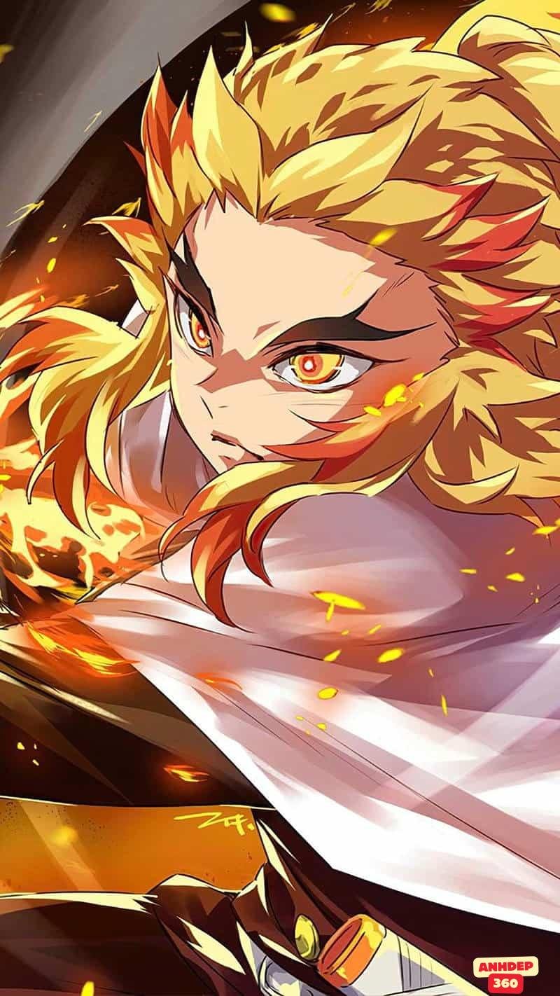 Khám phá hình Kyojuro Rengoku cuốn hút