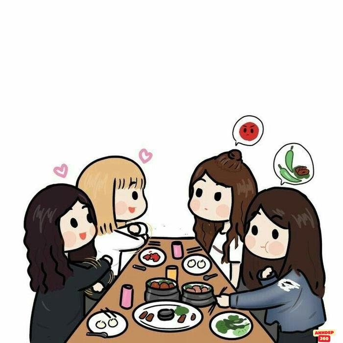 ảnh blackpink chibi siêu đẹp