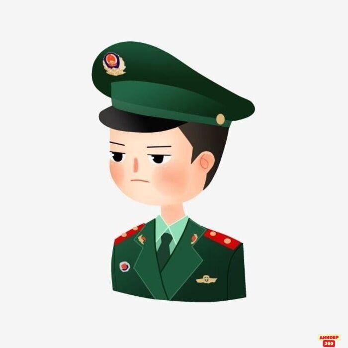 ảnh chibi bộ đội việt nam đơn giản