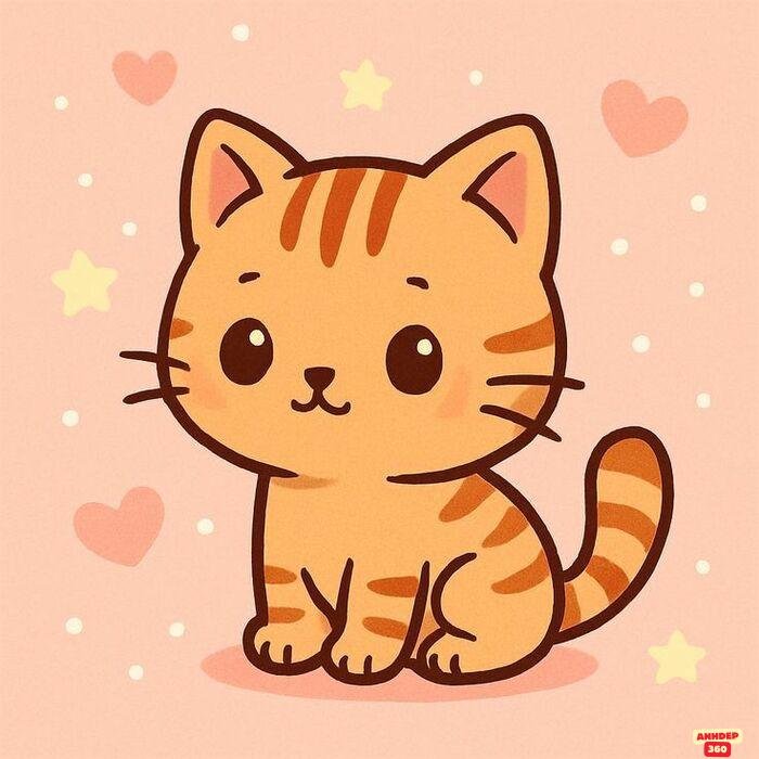 ảnh chibi cat cực yêu