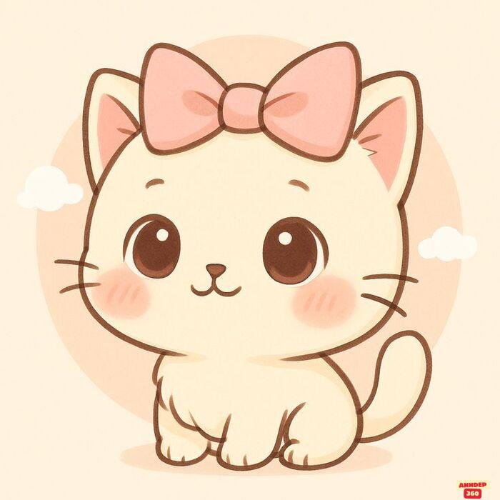 ảnh chibi cat cute nhất