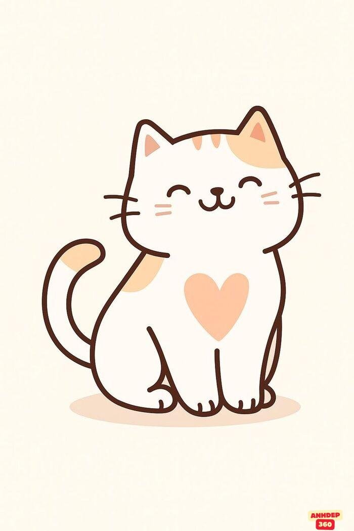 ảnh chibi cat cute xỉu