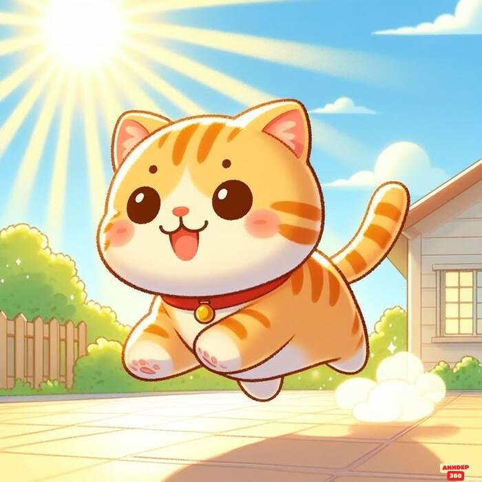 ảnh chibi cat mèo
