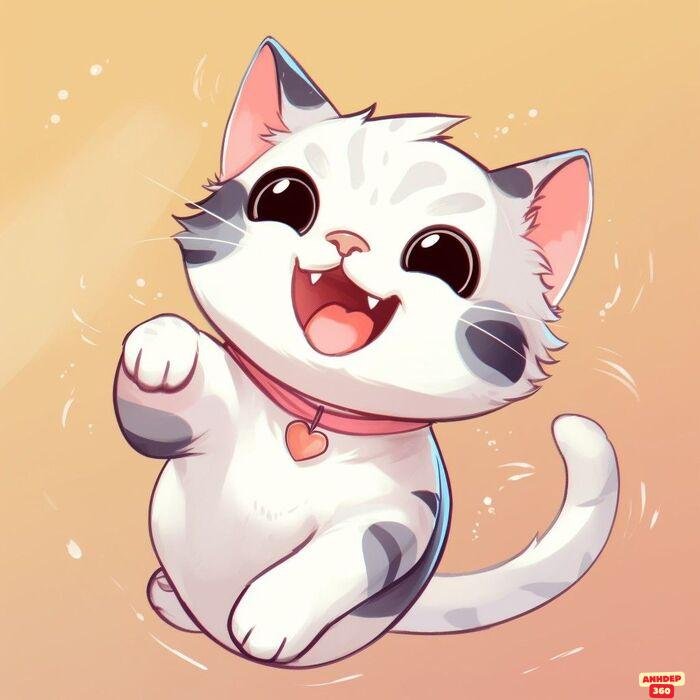 ảnh chibi cat siêu cute