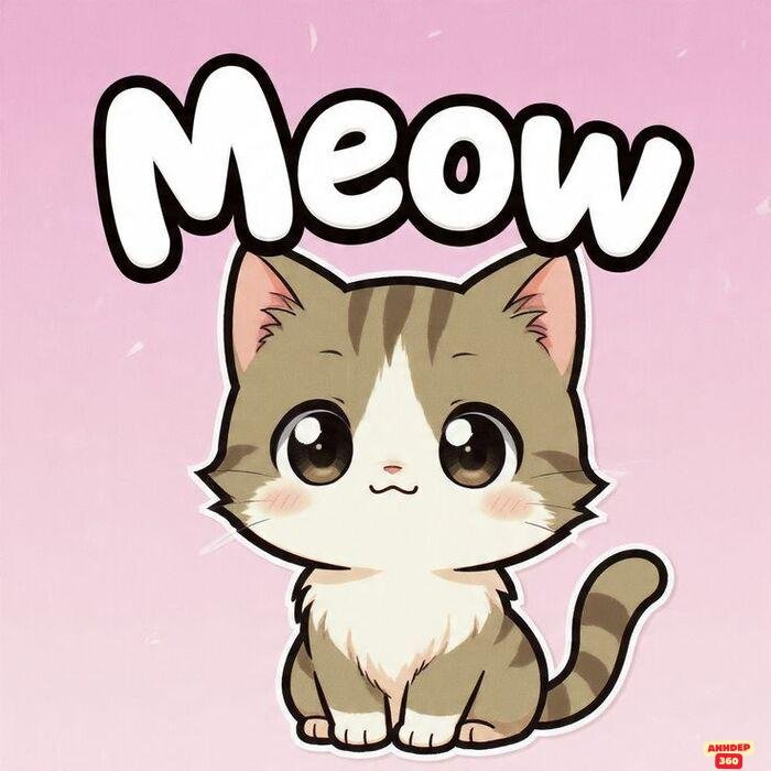 ảnh chibi cat siêu yêu