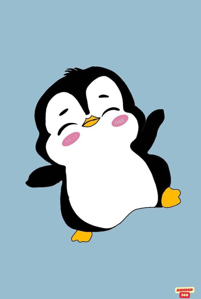 ảnh chim cánh cụt chibi cực dễ thương