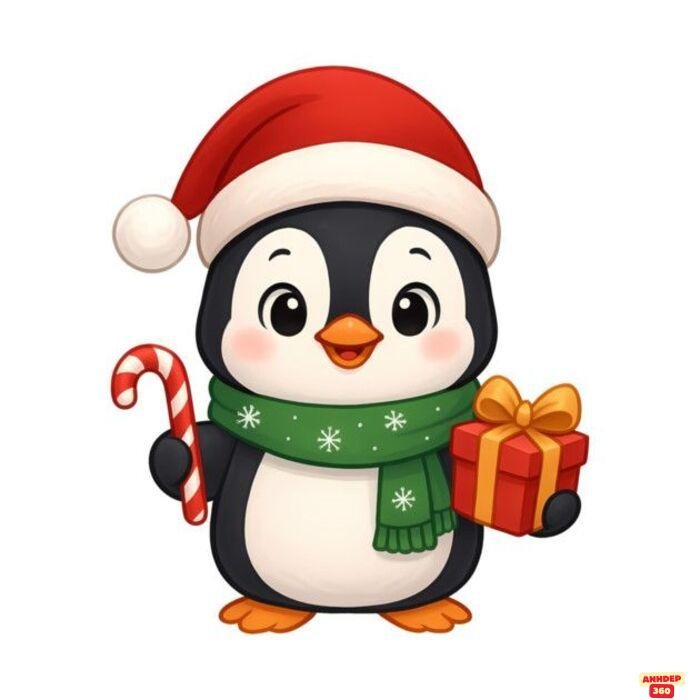 ảnh chim cánh cụt chibi xinh nhất