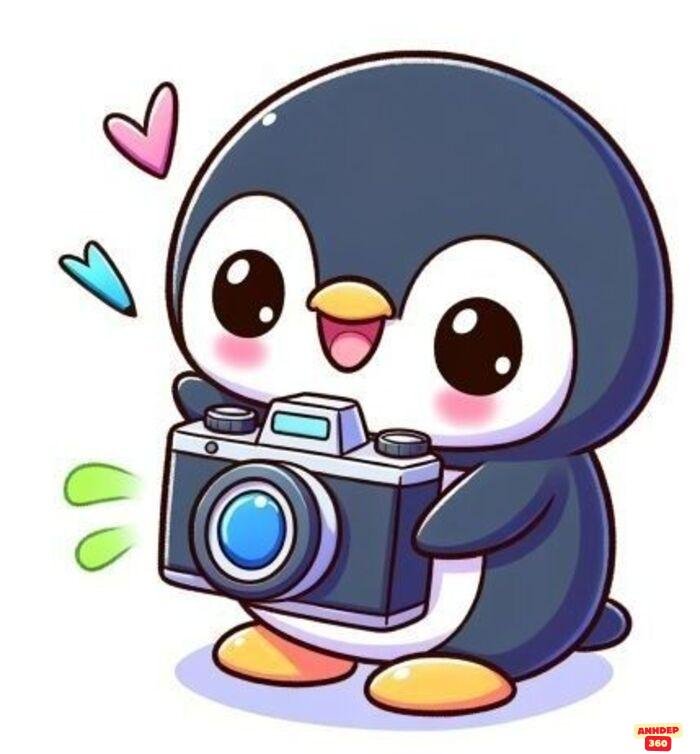 ảnh chim cánh cụt chibi yêu nhất