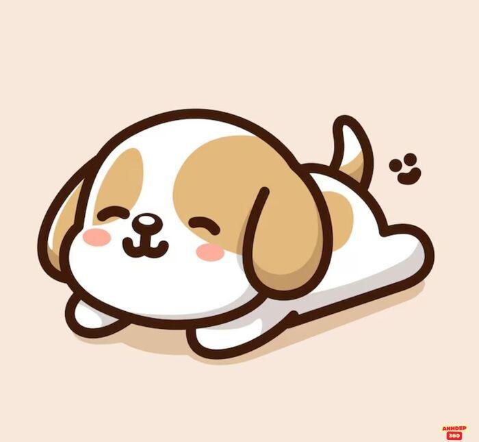 ảnh chó chibi ngoan nhất