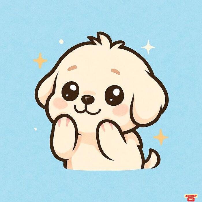 ảnh chó chibi puppy xinh