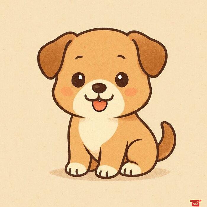 ảnh chó chibi puppy