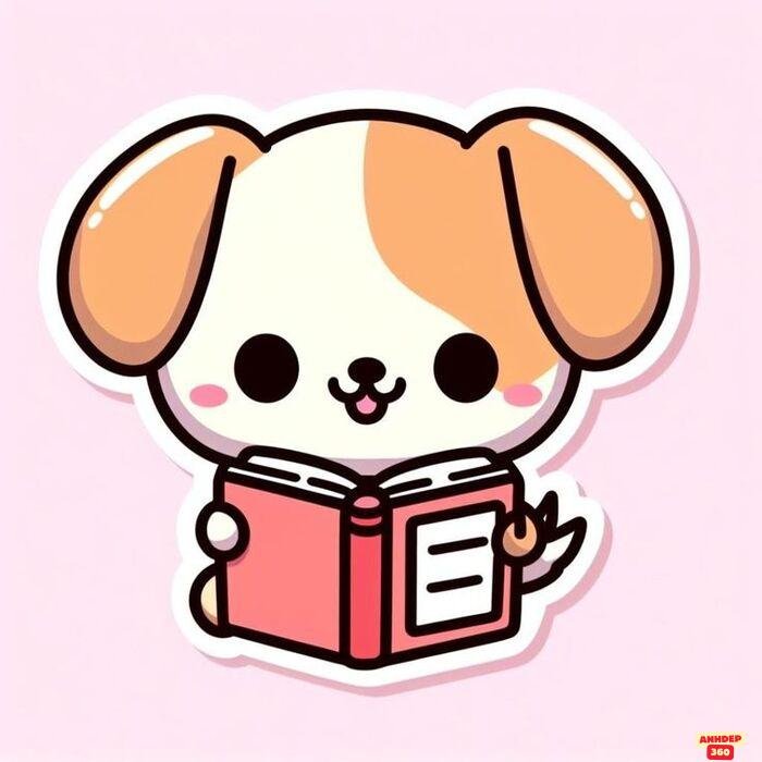 ảnh chó chibi yêu nhất