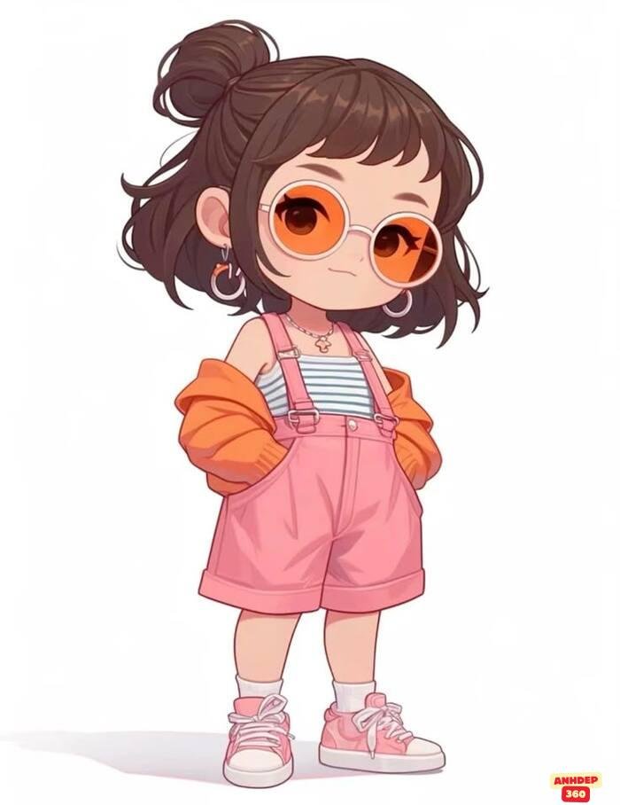 ảnh cô gái chibi cực dễ thương