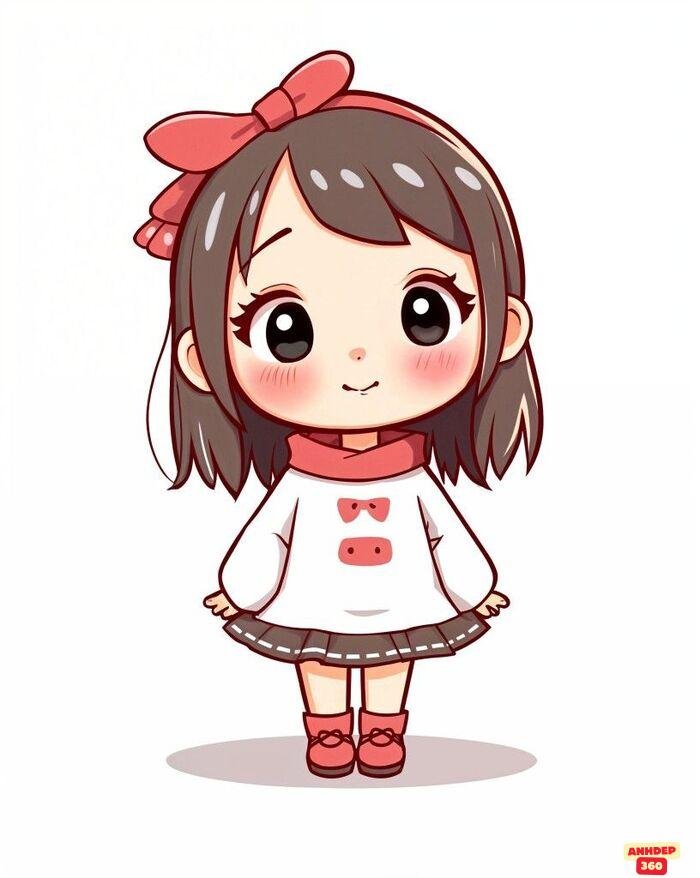 ảnh cô gái chibi cute