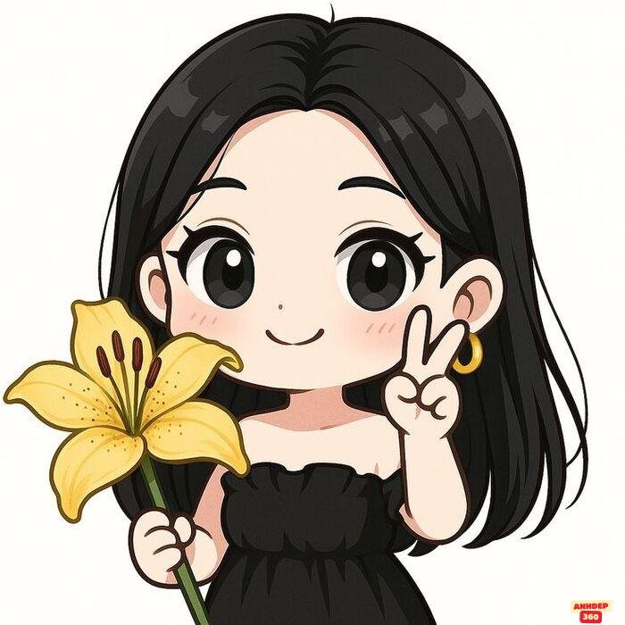 ảnh cô gái chibi đáng yêu