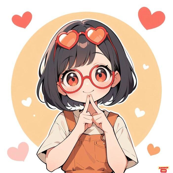 ảnh cô gái chibi siêu đáng yêu