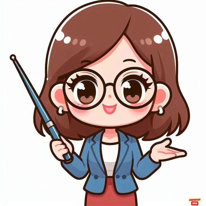 ảnh cô giáo chibi cực xinh