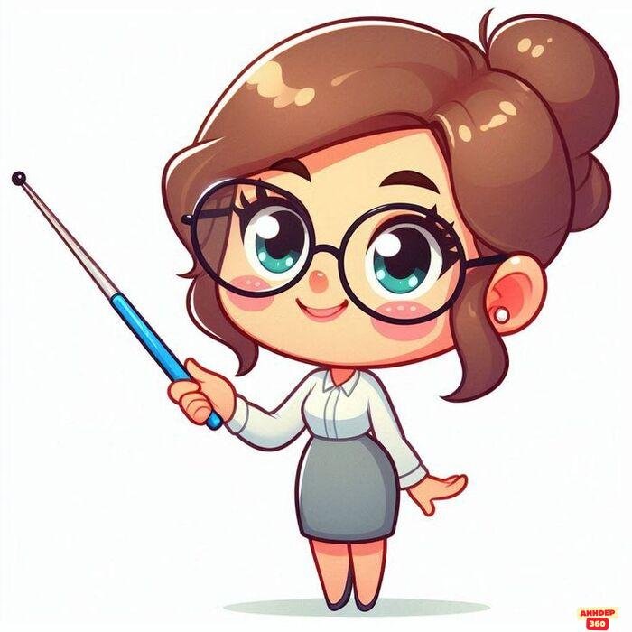 ảnh cô giáo chibi cute nhất