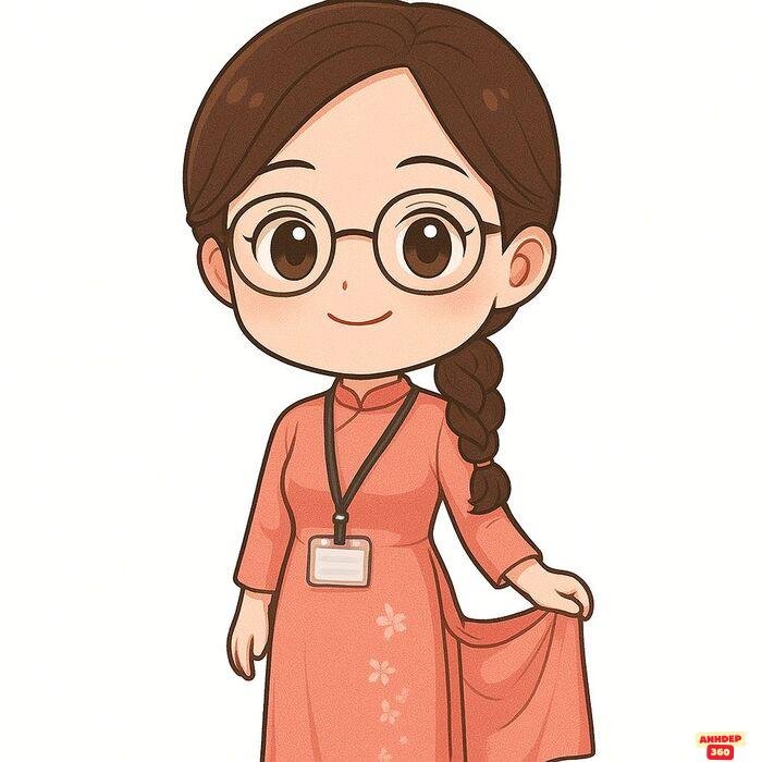 ảnh cô giáo chibi đẹp cute