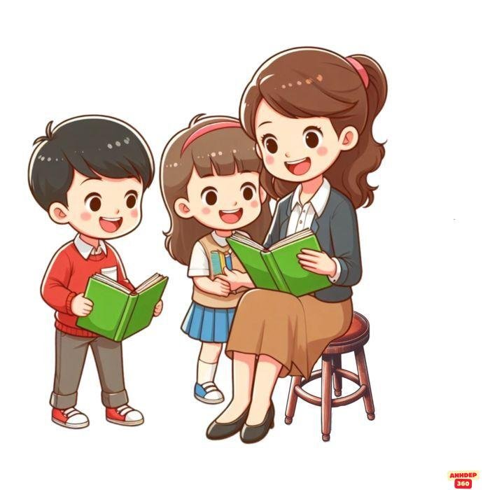 ảnh cô giáo chibi đẹp yêu