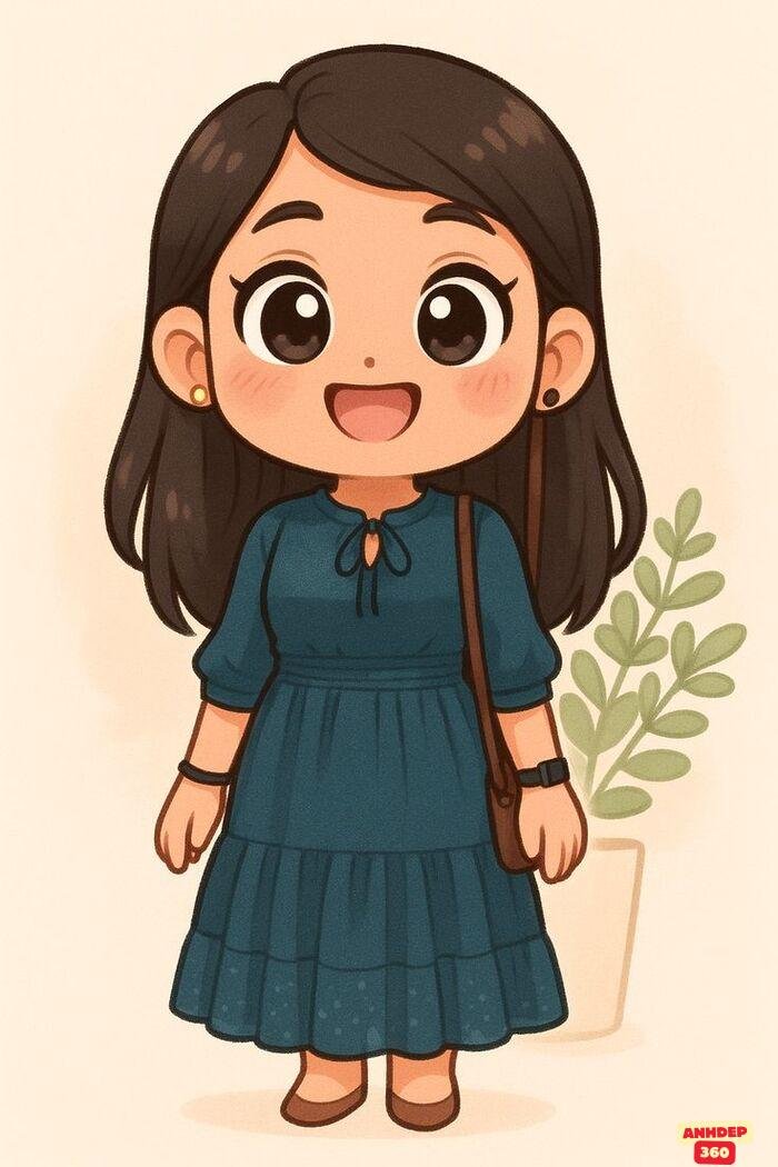 ảnh cô giáo chibi đẹp