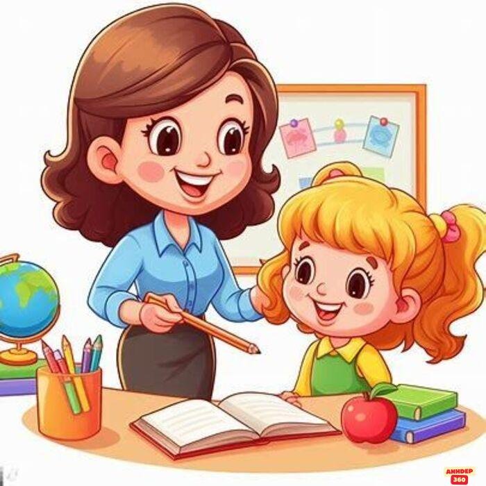 ảnh cô giáo chibi siêu đẹp