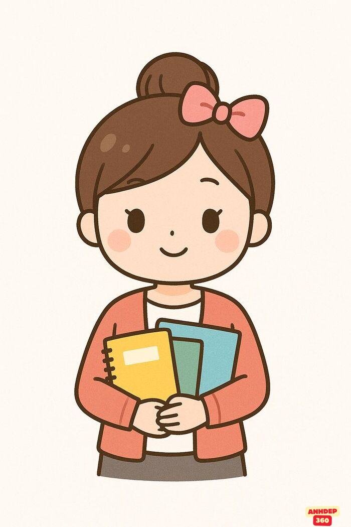 ảnh cô giáo chibi xinh nhất