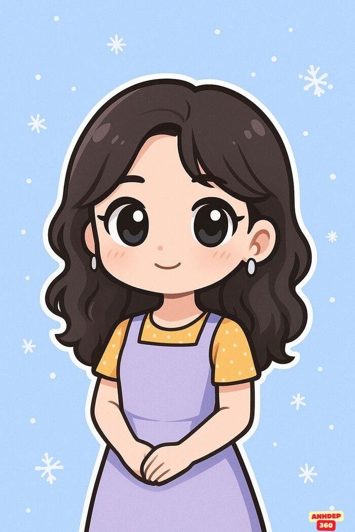 ảnh cô giáo chibi