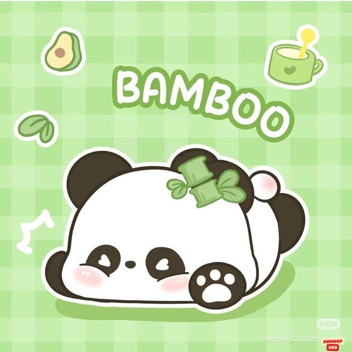 ảnh gấu trúc cute chibi cuti