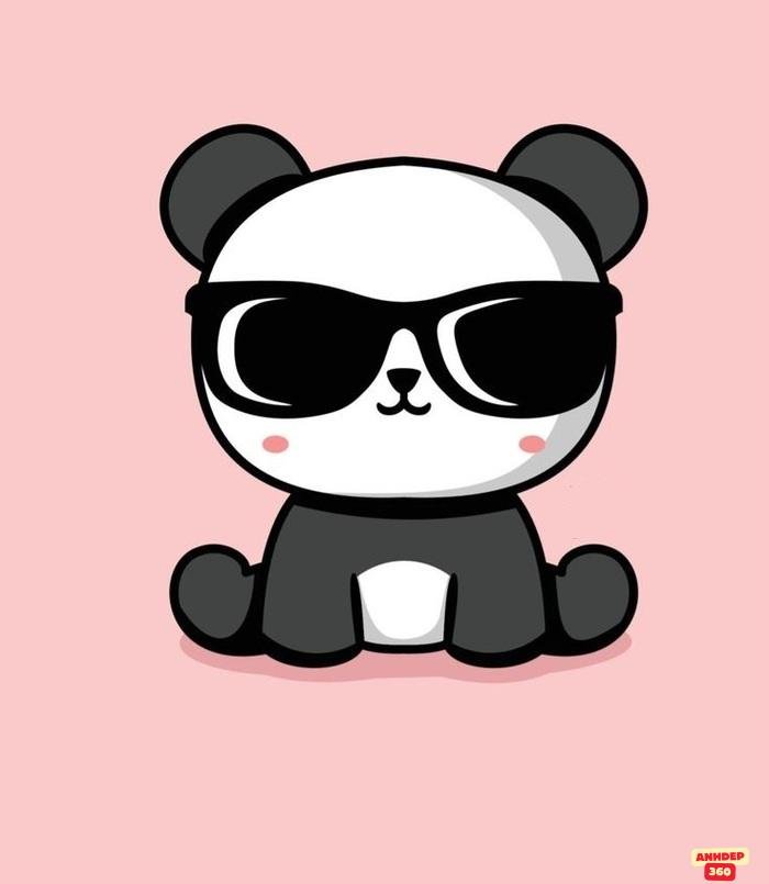 ảnh gấu trúc cute chibi ngầu