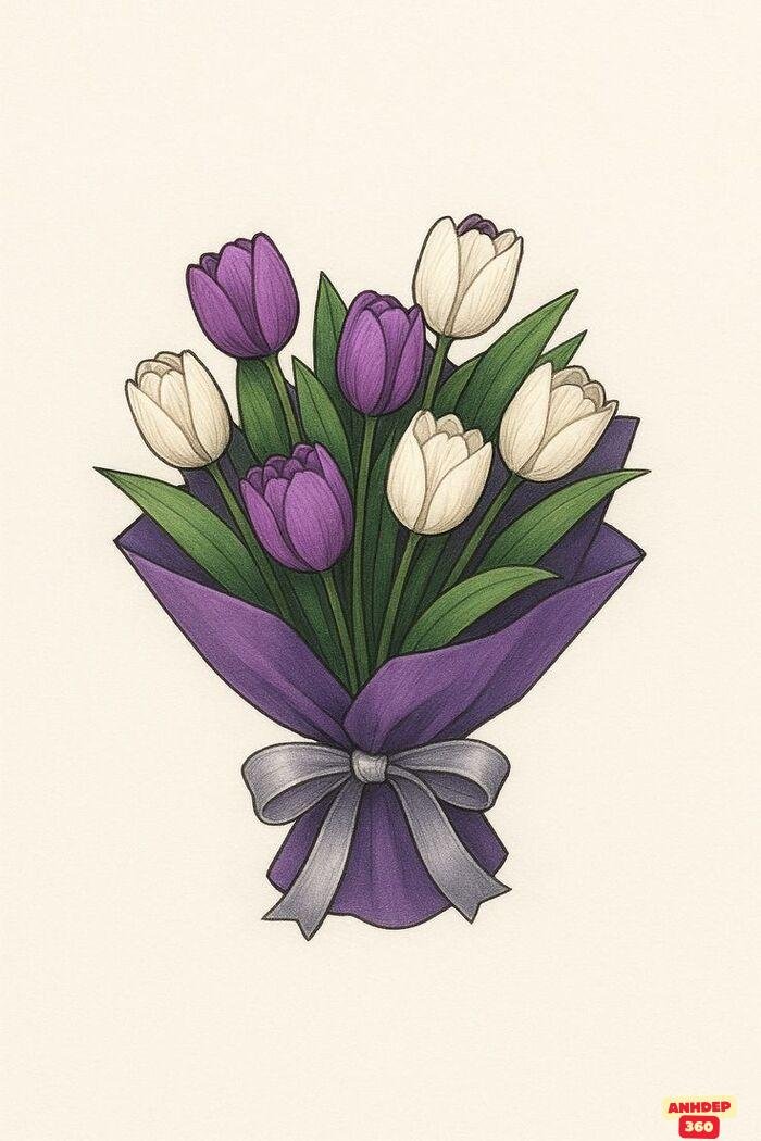 ảnh hoa chibi đẹp xinh