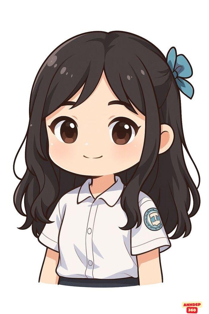 ảnh học sinh chibi đẹp xinh