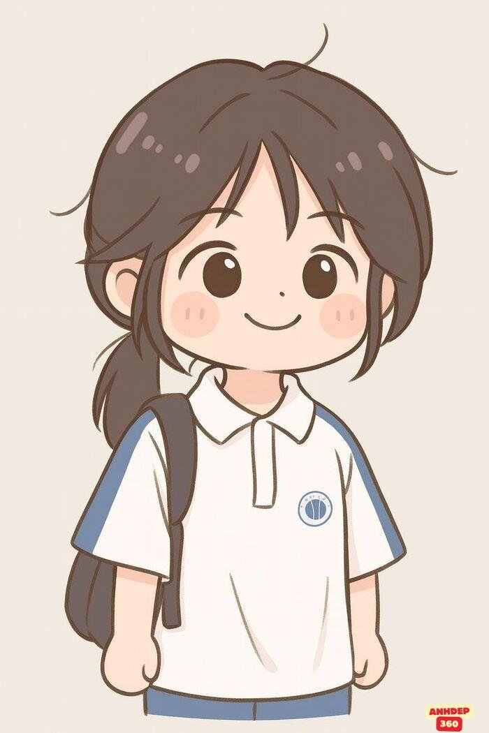 ảnh học sinh chibi đẹp yêu
