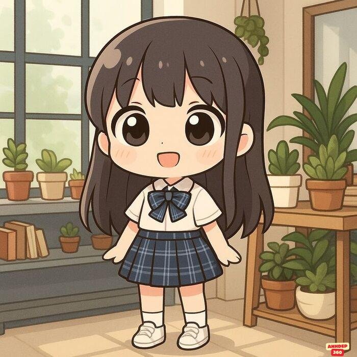 ảnh học sinh chibi đẹp