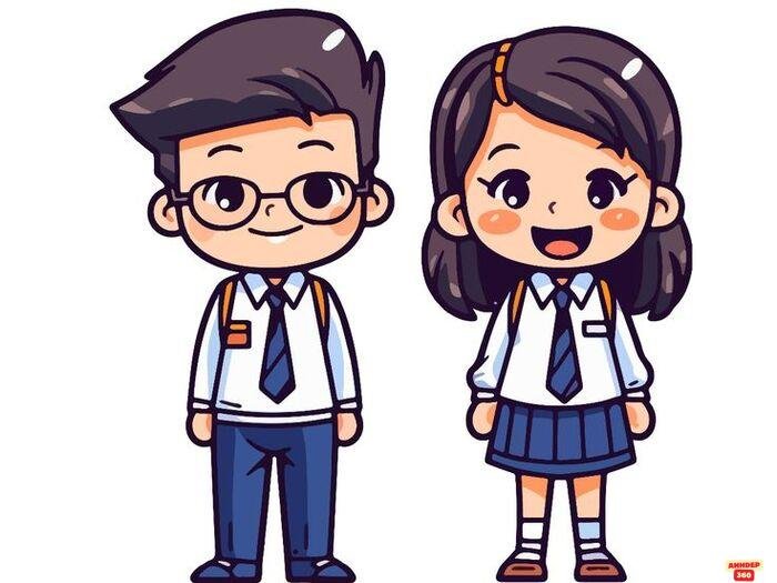 ảnh học sinh chibi xinh xỉu