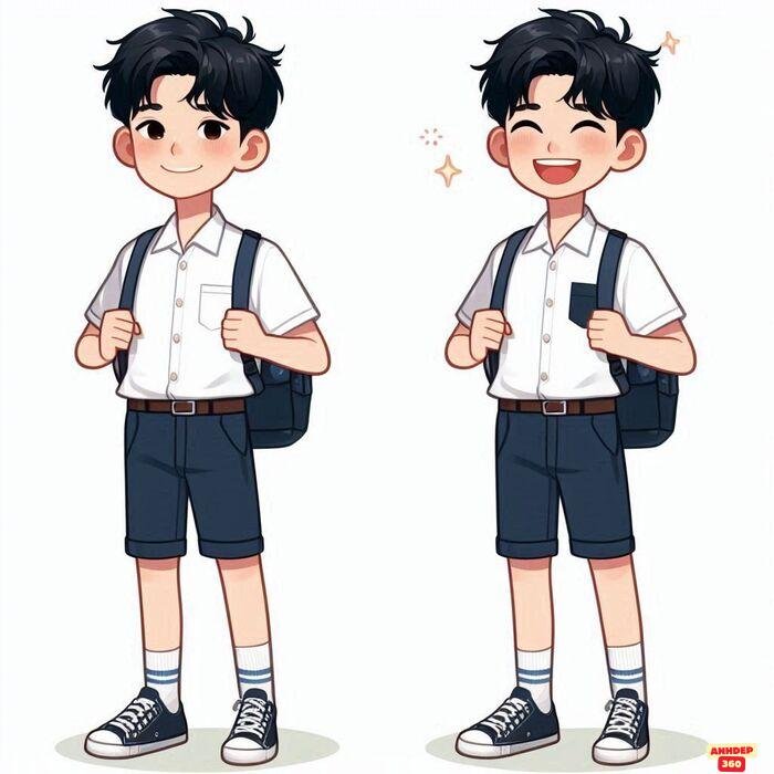 ảnh học sinh chibi xinh yêu