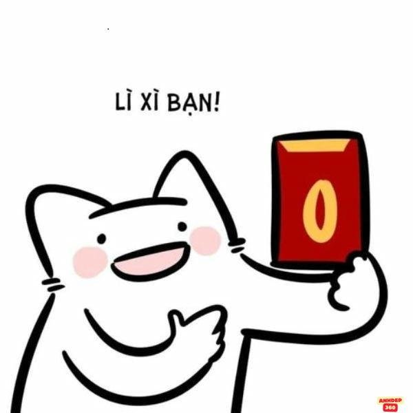 ảnh lì xì troll bạn